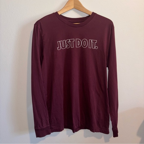 Nike Other - Nike JUST DO IT Long Sleeve Tee Athletic Style